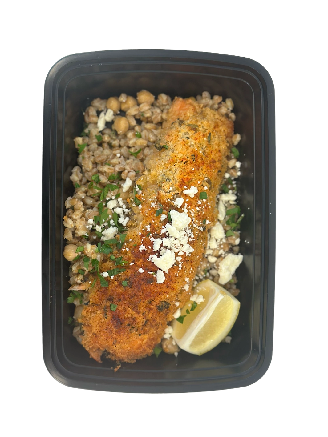 Salmon Oreganata